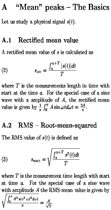 Appendix A